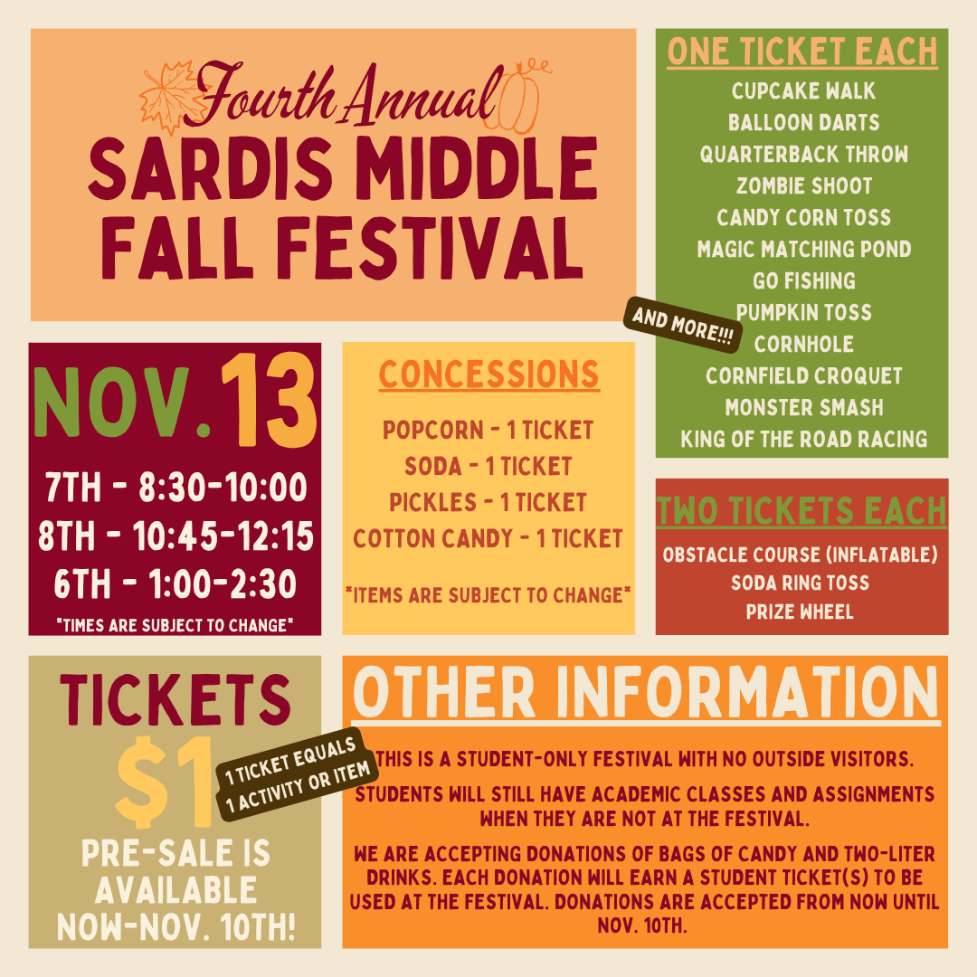 Fall Festival: November 13th